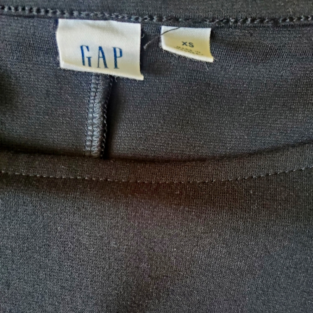Gap Colorblock Shift Dress Black/Blue Sz XS - Picture 4 of 4